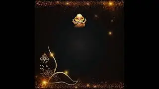 4K Indian Wedding Card Template Video | Ganeshji | Minimal Wedding Invite