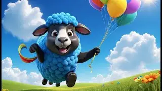 Baa Baa Blue Sheep&rsquo;s Balloon Ride | Fun Flying Adventure Song | Sing and Soar with Blue Sheep