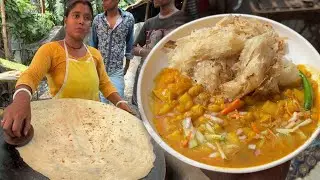 Dada Boudi Famous Petai Paratha Price ₹ 30/- Only | Indian Street Food 