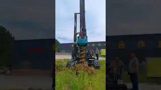 SDLQ 15meters depth CFA drilling pile driver.