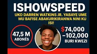 IshowSpeed - Uko Dareen watkins Jr. Yabaye Umwe mu bafise abamukurikirana benshi kw'isi