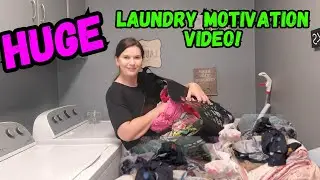 EXTREME ALL DAY LAUNDRY MOTIVATION ALL DAY LAUNDRY ROUTINES 2024 WASH FOLD REPEAT LAUNDRY DAY 2024