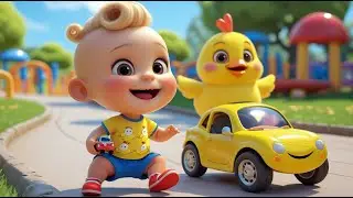 Chick Rides Little Toy Car | Fun Chick Song for Kids | Playful Vehicle Adventure Rhyme
