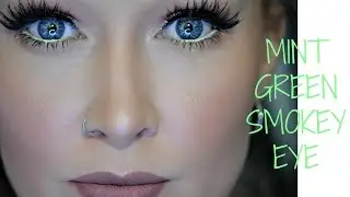 Mint Green Smokey Eye | Morgan Mullins