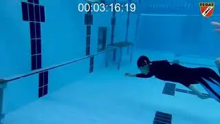 150m Dynamic No Fins (DNF) in Spanish National competition 2021
