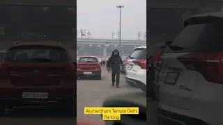 Akshardham Temple Parking Delhi #shorts
