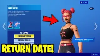 SURF WITCH SKIN RETURN RELEASE DATE in Fortnite Item Shop! (Surf Witch Skin Coming Back)