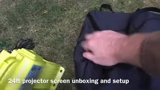 24 ft inflatable projector screen