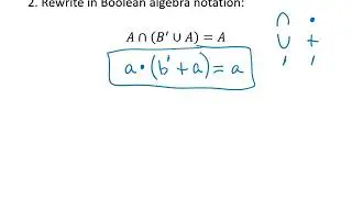 Boolean Algebra: Sample Problems