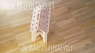 Sgabello pieghevole salvaspazio - danza dello sgabello