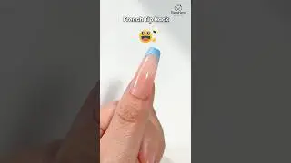 🔥French Tip Hack with a Makeup Sponge!