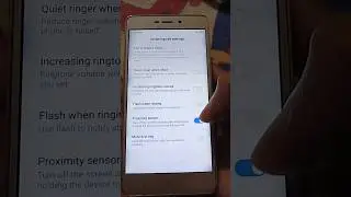 Turn off Proximity Sensor on Redmi Mobile