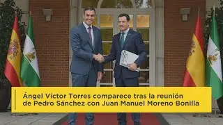 Ángel Víctor Torres comparece tras la reunión de Pedro Sánchez con Juan Manuel Moreno Bonilla