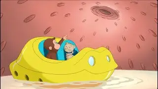 George knowing the benefits of brushing his teeths