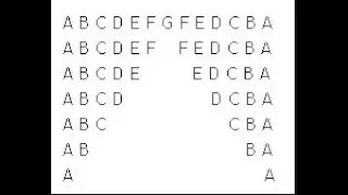 Double pyramid in C