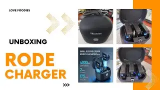 Unboxing l rode mic charger l love foodies l Rode dual wireless go mic charger #l love foodies