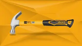 Ingco Claw Hammer Fibreglass Handle