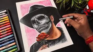 @Talwiinder  Drawing,  How To Draw Talwiinder,  Oil Pastel Drawing 😍