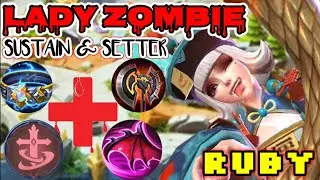 Ruby Offlaner Lady Zombie Sustain and Setter #ruby #rubygameplay #rubybuild #rubyemblem #rubytips