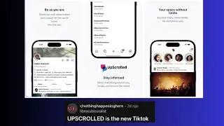 Функция Upsrolled стала популярной альтернативой TikTok после смены владельца.