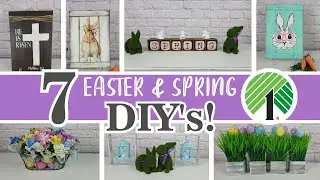 7 Dollar Tree Easter & Spring Decor DIY's | Rustic Farmhouse Easter & Spring DIY's | Quick & Easy