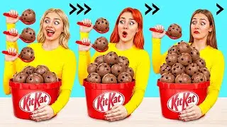 Быстрая Средняя или Медленная Скорость Еды Челлендж | Забавные Лайфхаки с Едой от Trend DO Challenge