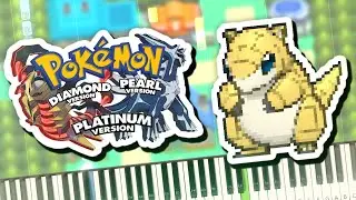 Pokemon Diamond & Pearl - Sandgem Town (Day) Theme Piano Tutorial Synthesia