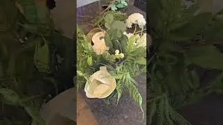 How to make a faux floral table centerpiece