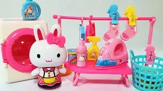 8 Minutes Satisfying with Unboxing Hello Kitty Laundry Set ASMR (no music)