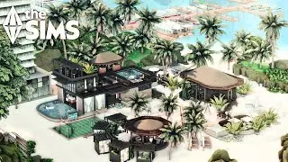 I built a recreation center in Sulani for my Sims 4 Save File 🌴 (no CC)