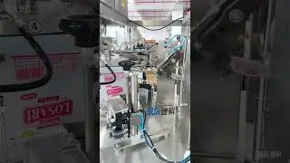 Puffed Snacks Six-Station Bag-Filling Integrated Packaging Machine #packingmachine #factory
