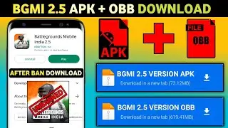 BGMI 2.5 DOWNLOAD 😍Link || BGMI NEW UPDATE 2.5 Download Link || BGMI 2.5 APK + OBB Download