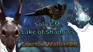 Solo Grandmaster Nightfall - Lake of Shadows (Warlock: Touch of Malice + The Stag) [Destiny 2]