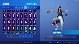 🔥 Fortnite Clutch Outfit Showcase with All Dances & Emotes