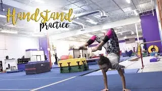 Harmony's Gymnastics Handstand Practice| Harmony SGG