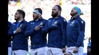 Italy sing 'Il Canto degli Italiani' in Rome before kick off! | Guinness Six Nations