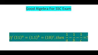 Good Algebraic Expression | Algebra | SSC Math | #Kartik@mathclassroom