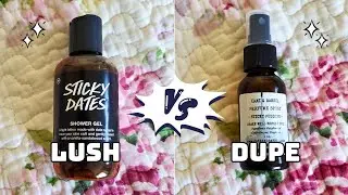 LUSH Sticky Dates VS. Etsy LUSH Dupe & Comparison | Lush x Community Body Spray Dupe?