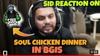 sid reaction on soul getting chicken dinner in semi ❤️🇮🇳🇮🇳🙏