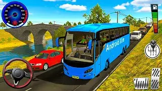 New Euro Bus Simulator 2026 | Offroad Hills & Dangerous Road Driving #androidxim