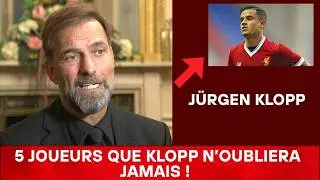 Incroyable ! Klopp d&eacute;voile les 5 joueurs qui l&rsquo;ont le plus frustr&eacute;