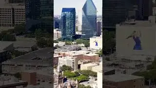 Dallas Downtown City View From Reunion Tower USA #attraction #usa #travel