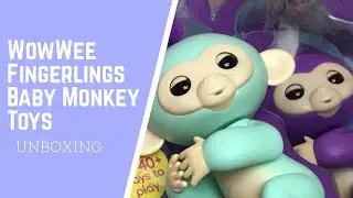 WowWee Fingerlings Interactive Baby Monkey Toy Unboxing