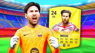 I Made Messi a Goalkeeper