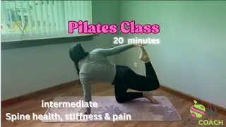 20-Minute Pilates Class for Spine Health | Reduce Back Pain & Stiffness