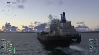 Öljytankkeri Seilaa Kajaanin Edustalla, Tanker Ship, MSFS24, Sailor Peku.