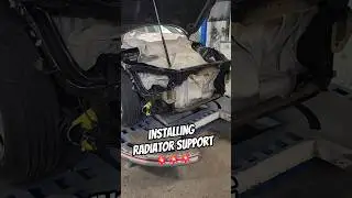 how to weld a radiator support #Honda #accord #autobody #autorepair #autotechnician #shorts