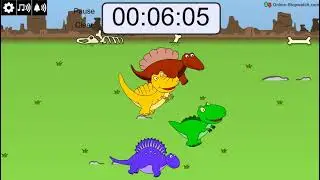 10 Minute Dinosaur Race Timer