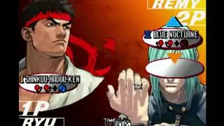 #54 3rd Strike - Ryu vs VERSUS (CPU) mode - wildly varying difficulty! : P (PS2)
