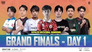[EN] PUBG MOBILE RUTHLESS INVITATIONAL SHOWDOWN GRAND FINALS DAY 1 FT. #BTR #DRS #RRQ #DX #VPE #AE